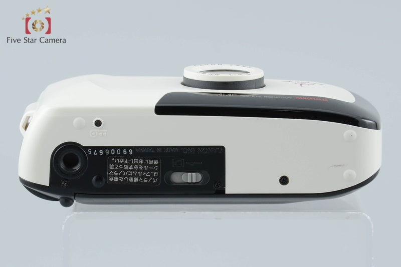 Canon Autoboy F White x Black 35mm Point & Shoot Film Camera from Japan