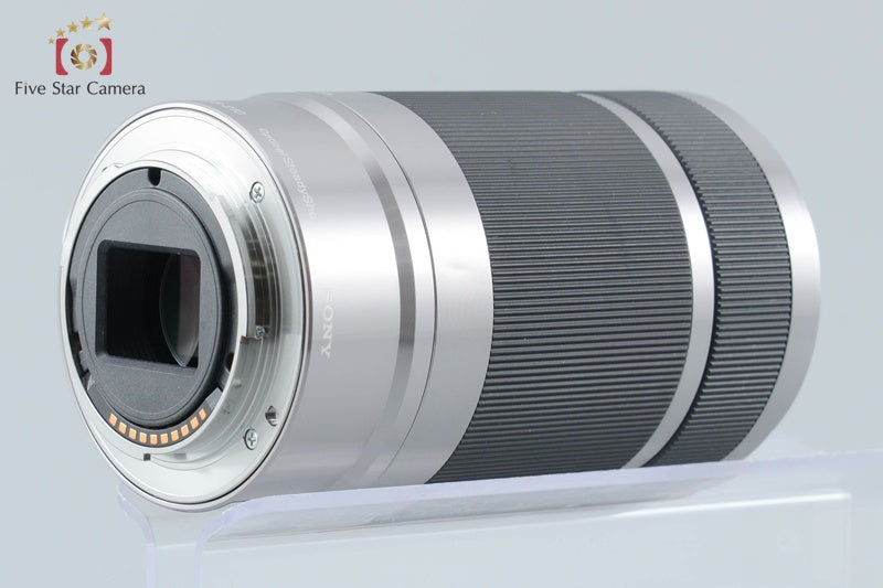 SONY E 55-210mm f/4.5-6.3 OSS Silver SEL55210 from Japan