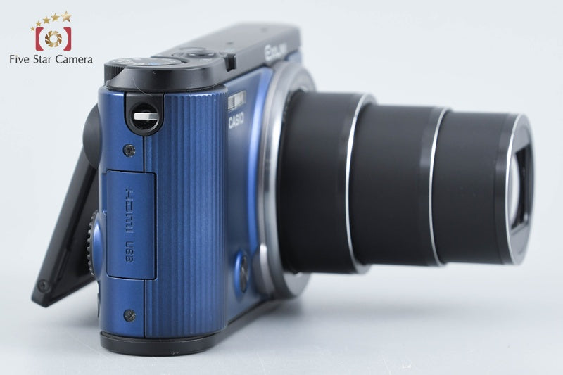 CASIO HIGH SPEED EXILIM EX-ZR1600 Blue 16.1 MP Digital Camera from Japan