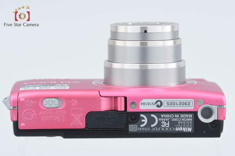 Nikon COOLPIX S5100 Hot Pink 12.2 MP Digital Camera from Japan
