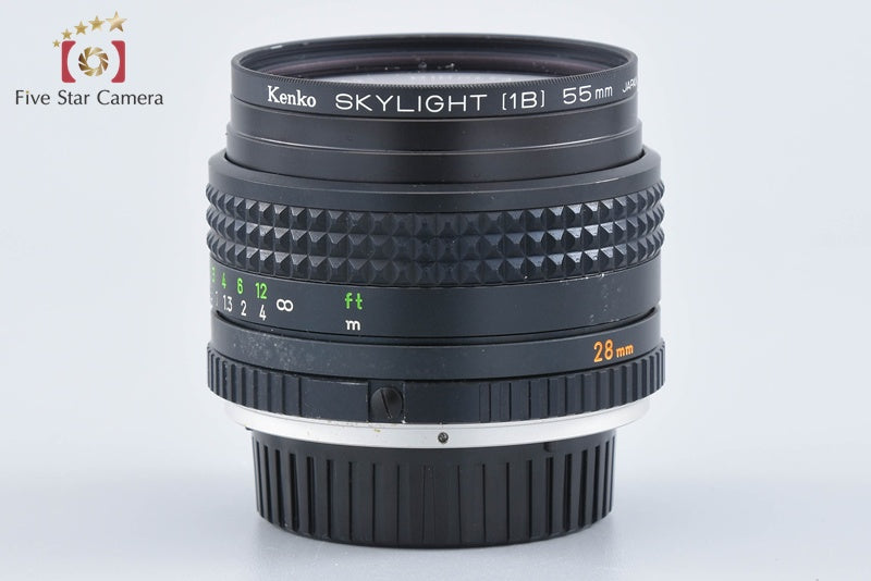 MINOLTA MC W.ROKKOR 28mm f/3.5 from Japan