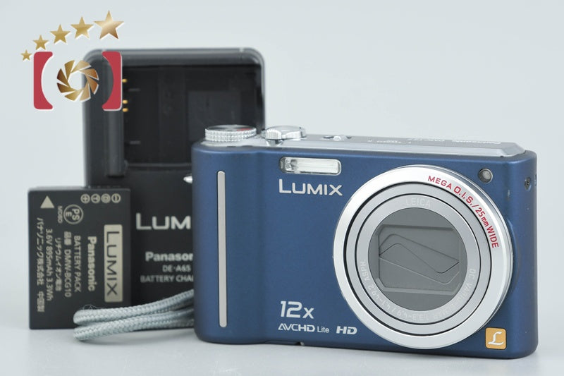 Panasonic LUMIX DMC-TZ7 Blue Digital Camera [Japanese Language Only] from Japan