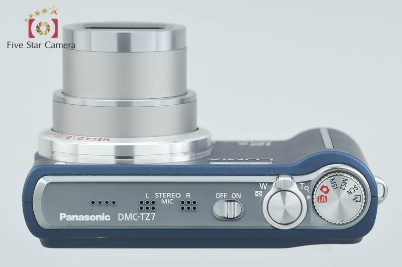 Panasonic LUMIX DMC-TZ7 Blue Digital Camera [Japanese Language Only] from Japan