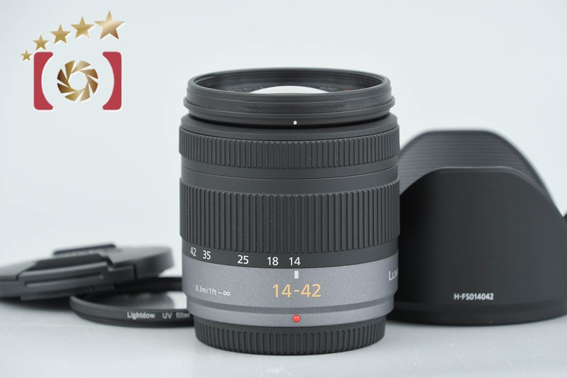 Panasonic LUMIX G VARIO 14-42mm f/3.5-5.6 ASPH MEGA O.I.S. H-FS014042 from Japan