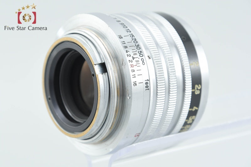 Nikon NIKKOR-H.C 50mm f/2 Black Belt L39 LTM Leica Thread Mount Lens from Japan