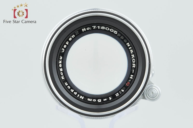 Nikon NIKKOR-H.C 50mm f/2 Black Belt L39 LTM Leica Thread Mount Lens from Japan