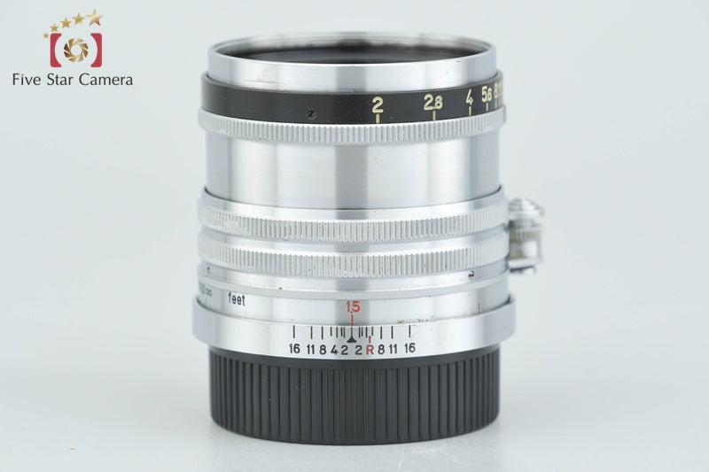 Nikon NIKKOR-H.C 50mm f/2 Black Belt L39 LTM Leica Thread Mount Lens from Japan