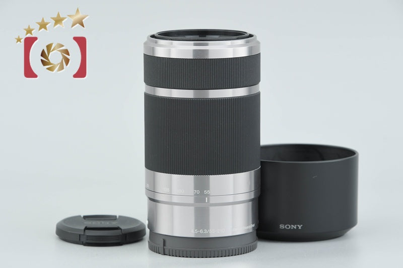 SONY E 55-210mm f/4.5-6.3 OSS Silver SEL55210 from Japan