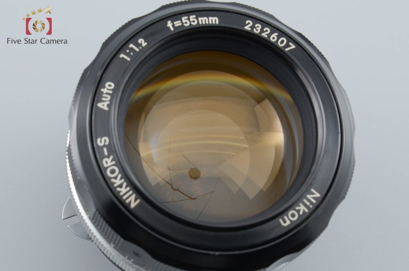 Nikon NIKKOR-S Auto 55mm f/1.2 Non Ai Lens from Japan