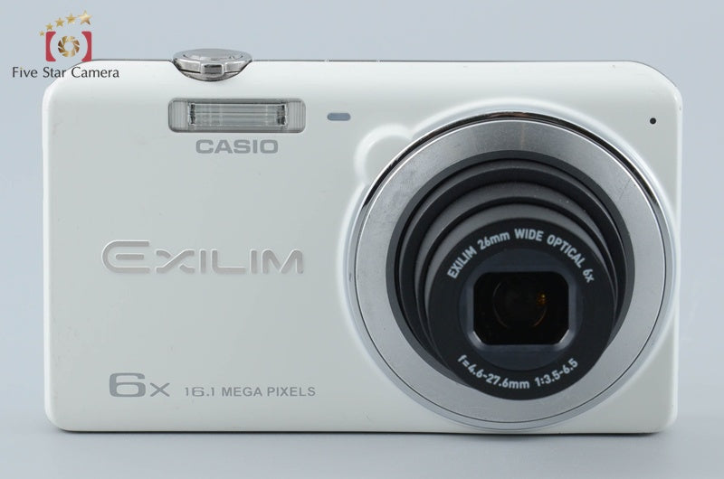 CASIO EXILIM EX-ZS26 White 16.1 MP Digital Camera from Japan