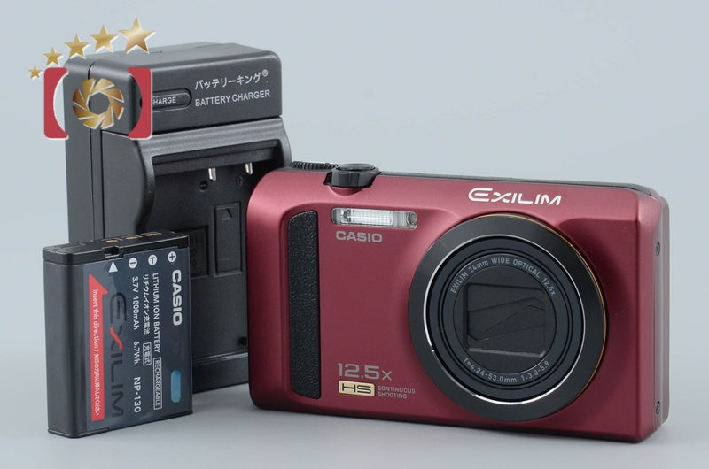 CASIO HIGH SPEED EXILIM EX-ZR310 Red 16.1 MP Digital Camera from Japan