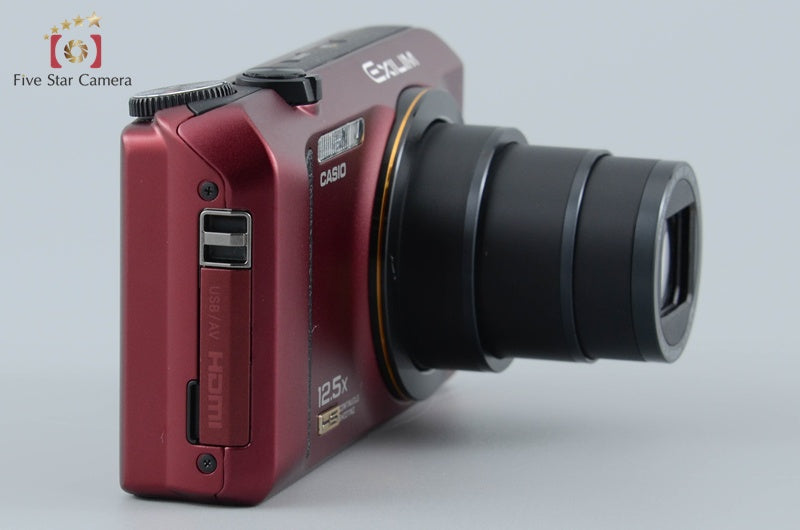 CASIO HIGH SPEED EXILIM EX-ZR310 Red 16.1 MP Digital Camera from Japan