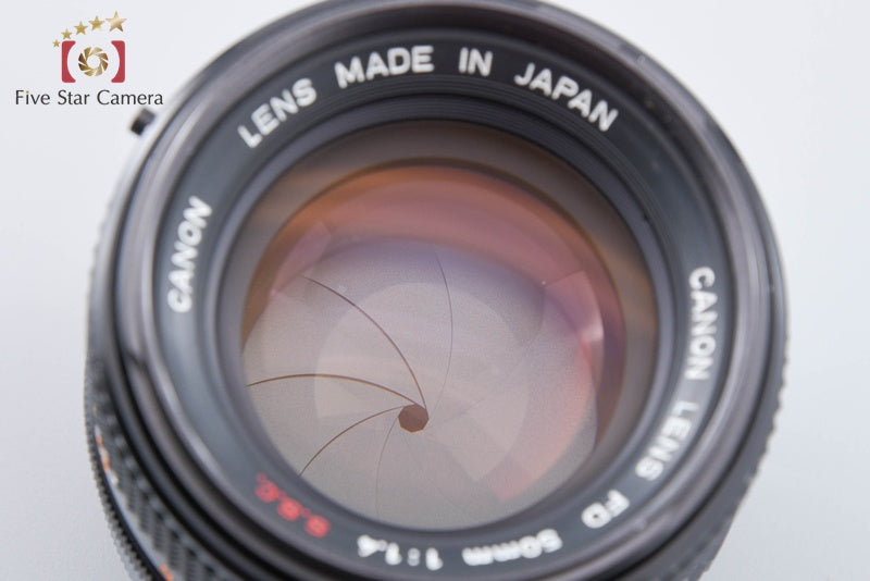 Canon FD 50mm f/1.4 S.S.C. from Japan