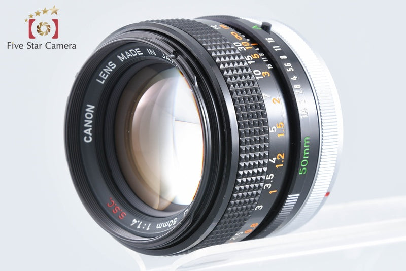 Canon FD 50mm f/1.4 S.S.C. from Japan