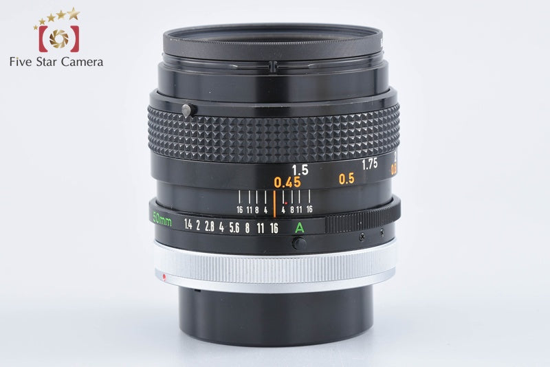 Canon FD 50mm f/1.4 S.S.C. from Japan