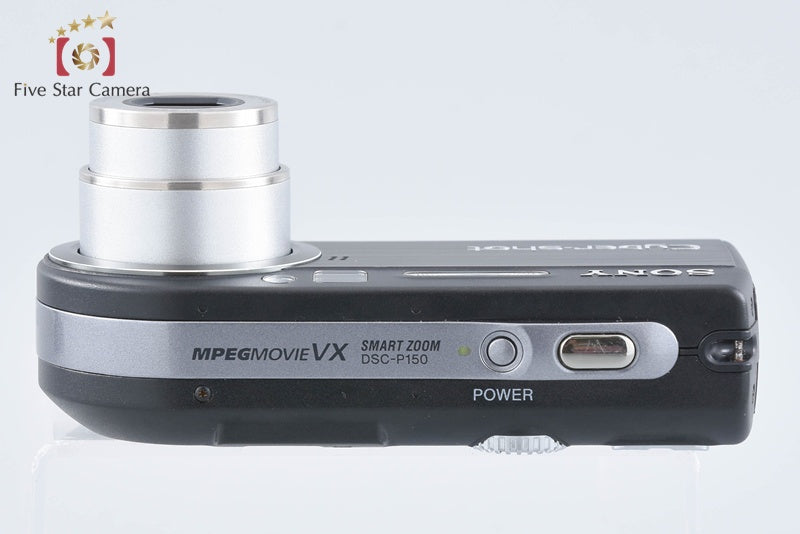 Sony Cyber-Shot DSC-P150 Black 7.2 MP Digital Camera from Japan