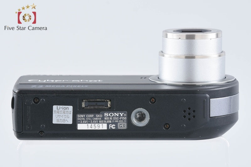 Sony Cyber-Shot DSC-P150 Black 7.2 MP Digital Camera from Japan