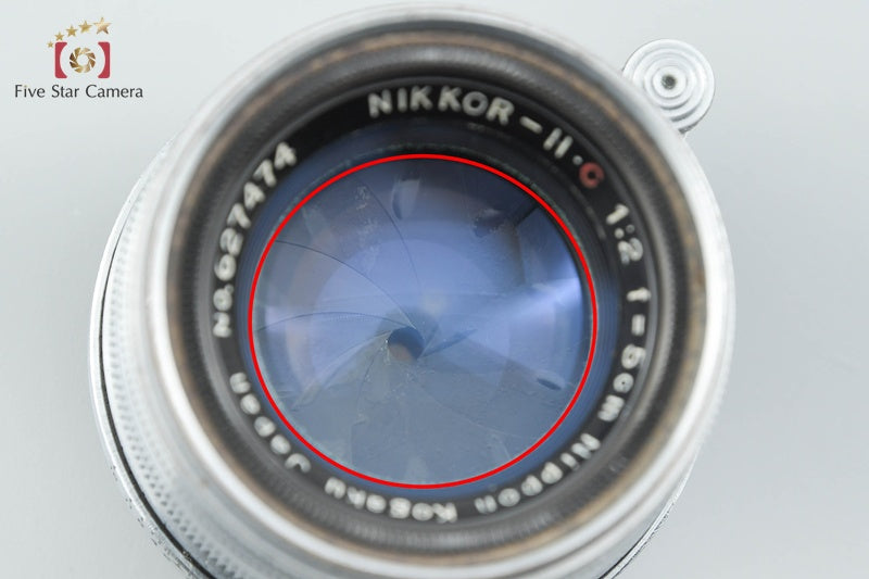 Nikon NIKKOR-H.C 50mm f/2 L39 LTM Leica Thread Mount Lens from Japan