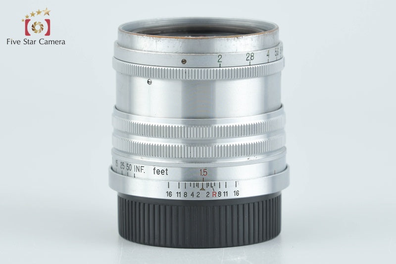 Nikon NIKKOR-H.C 50mm f/2 L39 LTM Leica Thread Mount Lens from Japan