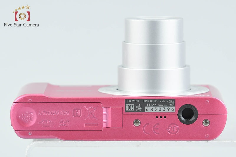 Sony Cyber-Shot DSC-W810 Pink Digital Camera [Japanese Language Only] from Japan