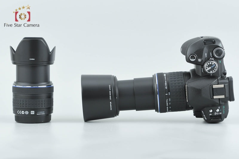 "Count 1,363" Olympus E-510 10.0 MP DSLR Camera 14-42 40-150 Lenses from Japan