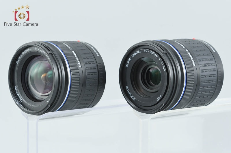 "Count 1,363" Olympus E-510 10.0 MP DSLR Camera 14-42 40-150 Lenses from Japan