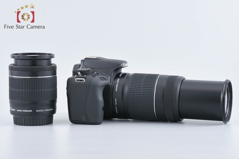 Canon EOS Kiss X7 / Rebel SL1 / 100D 18.0 MP 18-55 55-250 Lenses from Japan