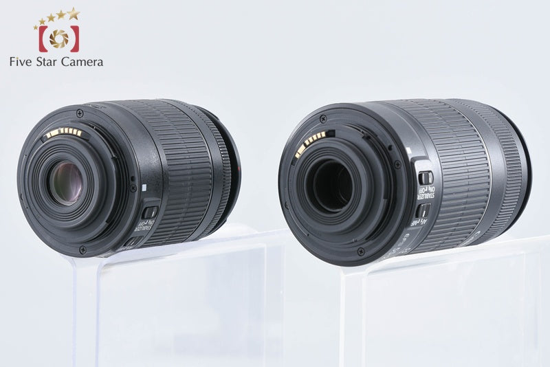 Canon EOS Kiss X7 / Rebel SL1 / 100D 18.0 MP 18-55 55-250 Lenses from Japan