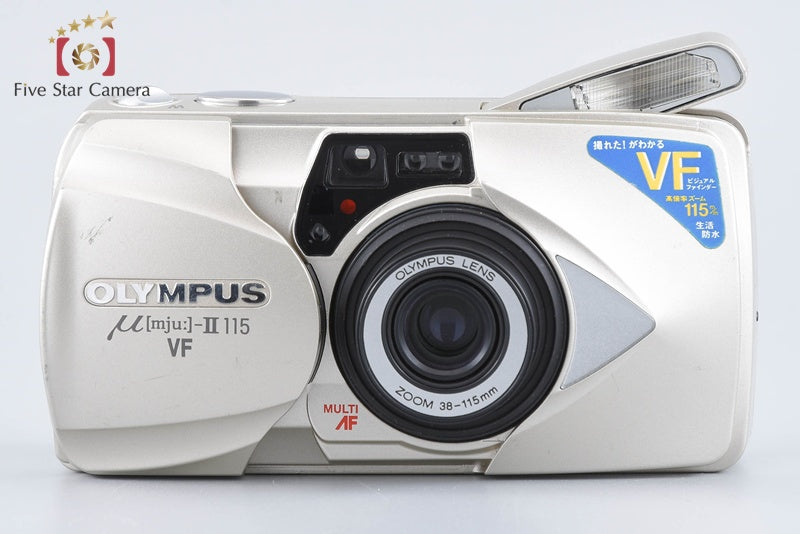 Olympus μ[mju:]-II 115 VF 35mm Point & Shoot Film Camera from Japan