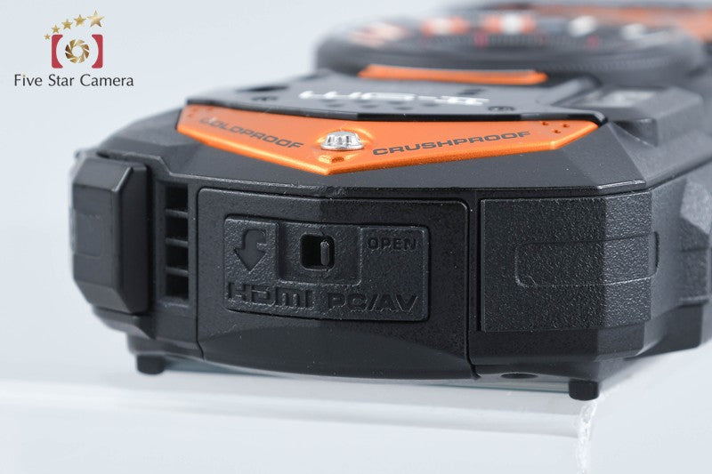 RICOH PENTAX Optio WG-2 Shiny Orange 16.0 MP Digital Camera from Japan