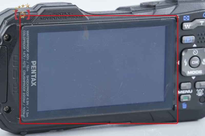 RICOH PENTAX Optio WG-2 Shiny Orange 16.0 MP Digital Camera from Japan