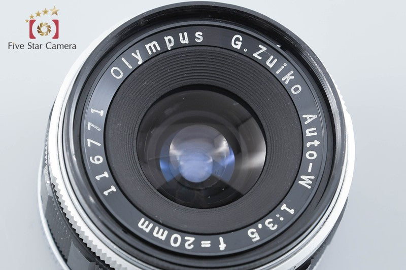 Olympus G.ZUIKO AUTO-W 20mm f/3.5 for Pen F FT FV from Japan