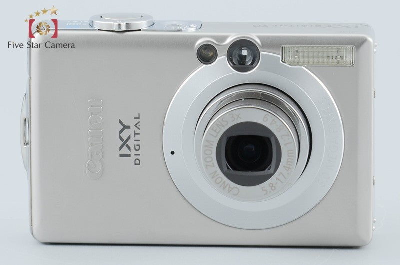 Canon IXY DIGITAL 70 Silver 6.0 MP Digital Camera from Japan