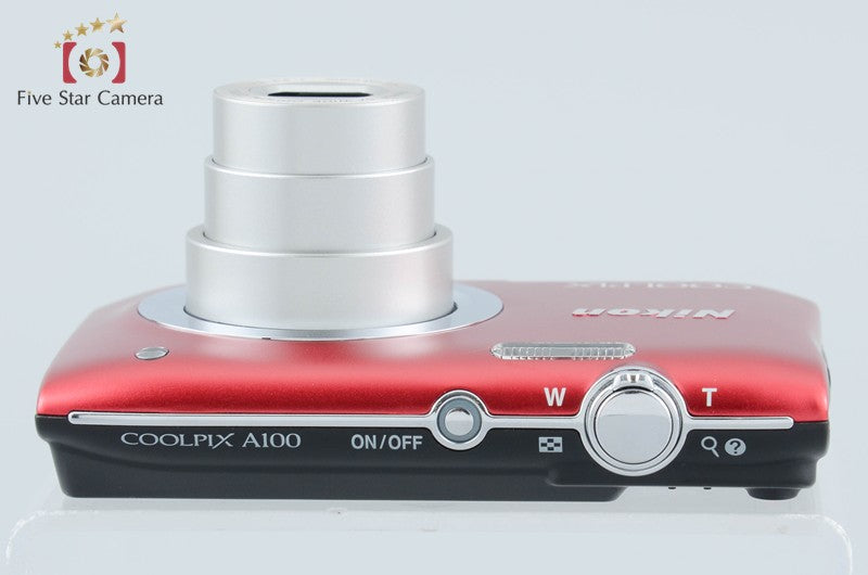 Nikon COOLPIX A100 Red 20.1 MP Digital Camera from Japan