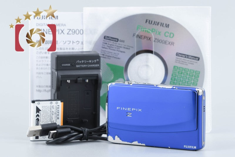 Fujifilm FinePix Z900EXR Blue 16.0 MP Digital Camera from Japan