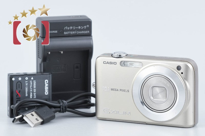 CASIO EXILIM ZOOM EX-Z1080 Gold 10.1 MP Digital Camera from Japan
