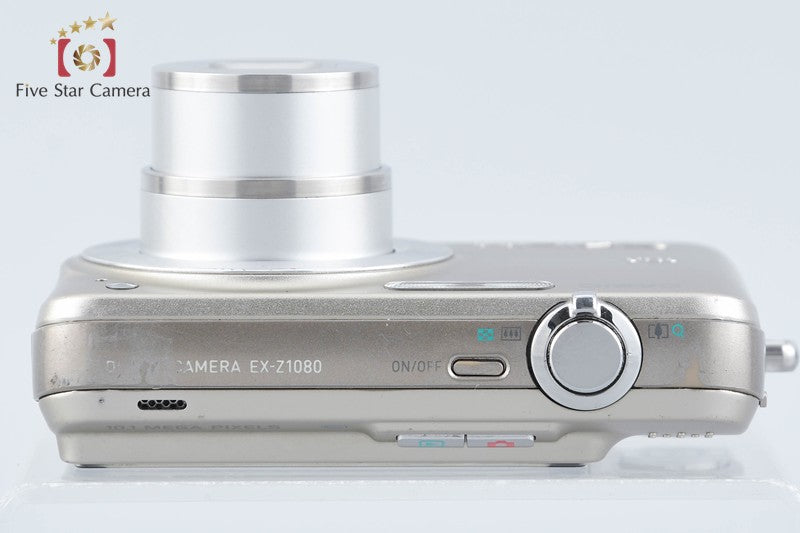 CASIO EXILIM ZOOM EX-Z1080 Gold 10.1 MP Digital Camera from Japan