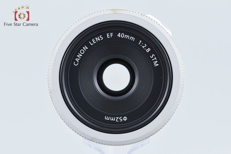 Canon EF 40mm f/2.8 STM White from Japan