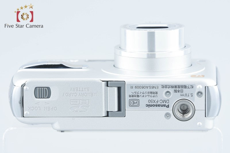 Panasonic LUMIX DMC-FX50 Silky Silver 7.2 MP Digital Camera w/ Box from Japan