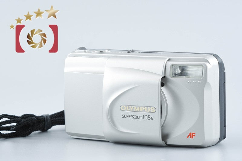 Olympus SUPERZOOM 105G 35mm Point & Shoot Film Camera from Japan