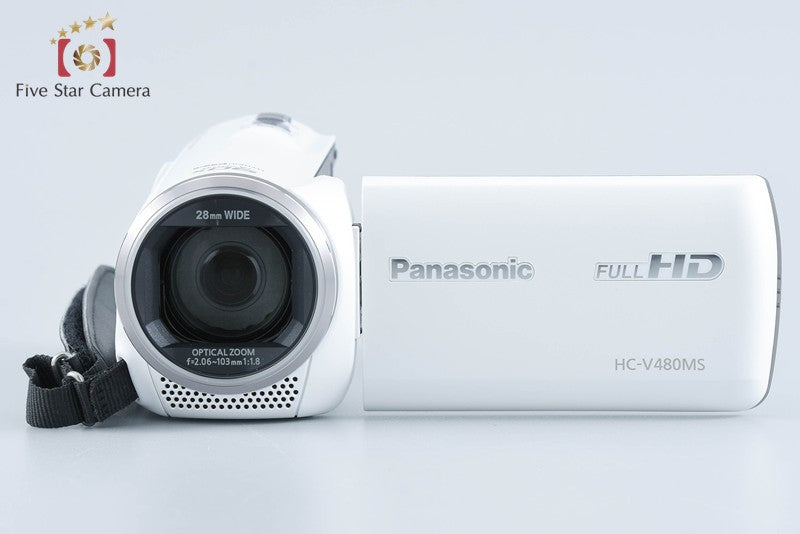 Panasonic HC-V480MS White Digital Hi-Vision Video Camera w/ Box from Japan