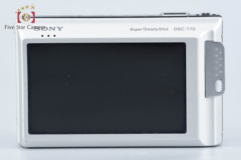 Sony Cyber-Shot DSC-T70 Silver Digital Camera [Japanese Language Only]from Japan
