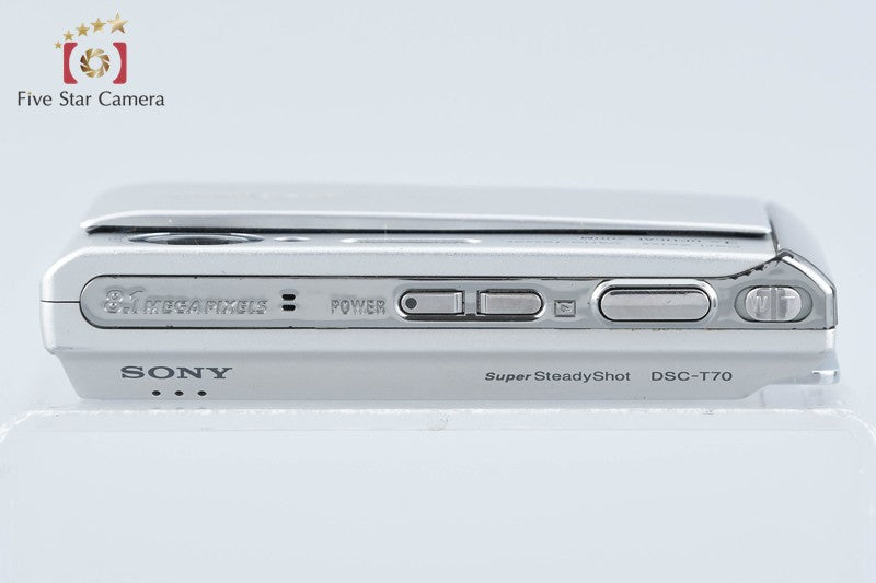 Sony Cyber-Shot DSC-T70 Silver Digital Camera [Japanese Language Only]from Japan
