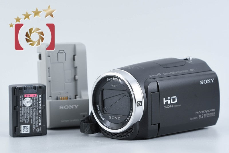 SONY HANDYCAM HDR-CX675 Black Video Camera [Multiple Languages] from Japan