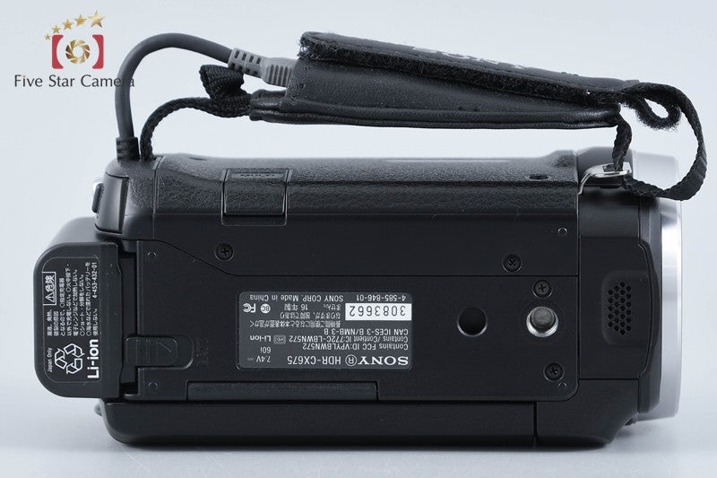 SONY HANDYCAM HDR-CX675 Black Video Camera [Multiple Languages] from Japan