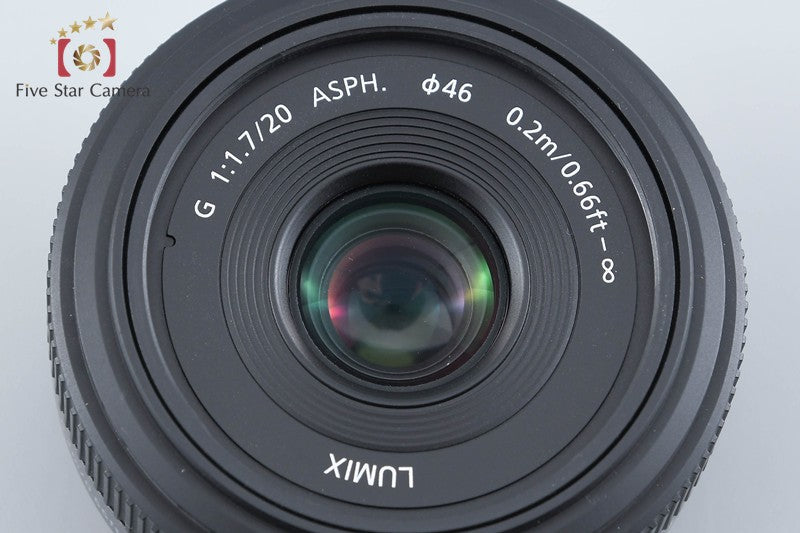 Panasonic LUMIX G 20mm f/1.7 ASPH. H-H020 from Japan
