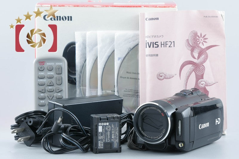 Canon iVIS HF21 Full HD Digital Camcorder w/ Box from Japan