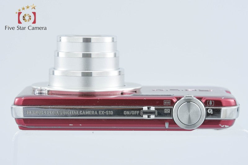 CASIO EXILIM EX-S10 Red 10.1 MP Digital Camera from Japan