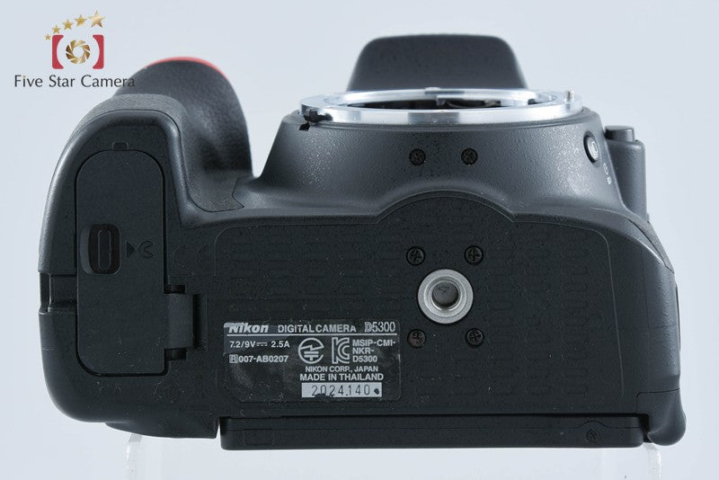 Nikon D5300 Black 24.2 MP DSLR Camera Body from Japan