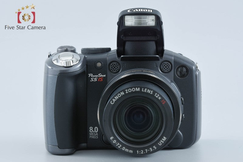 Canon PowerShot S5 IS Black 8.0 MP Digital Camera from Japan